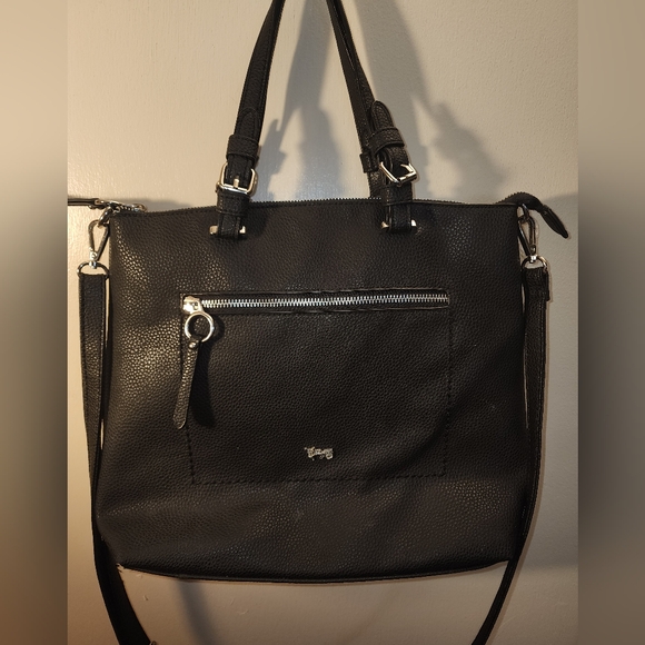 Mathew & Julian Black Leather Purse - Picture 2 of 4